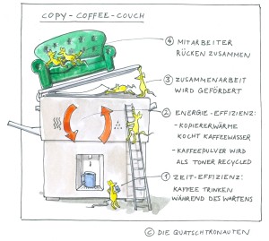 Kick Eventwerkstatt 2012, die Quatschtronauten, Inspriration und Unterhaltu