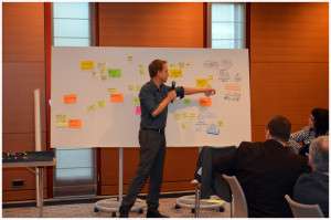 Präsentation von "Work in Progress" auf einer Konferenz