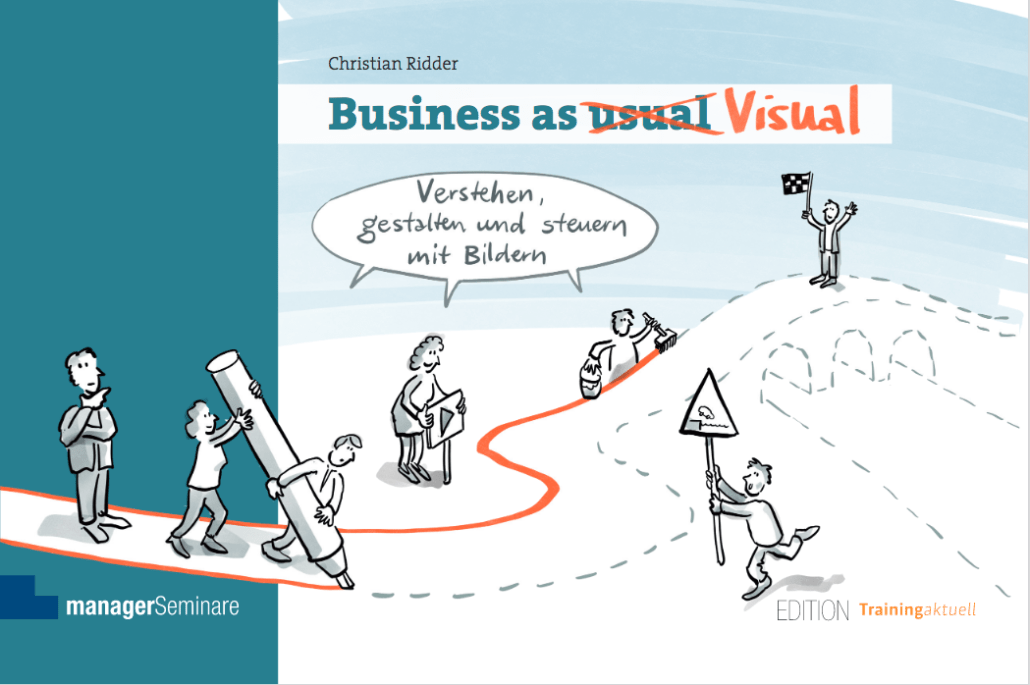 Buchcover von Business-as-visual, Verstehen gestalten und steuern mit Bildern
