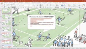 Picture that shows how the powerpoint can be customized